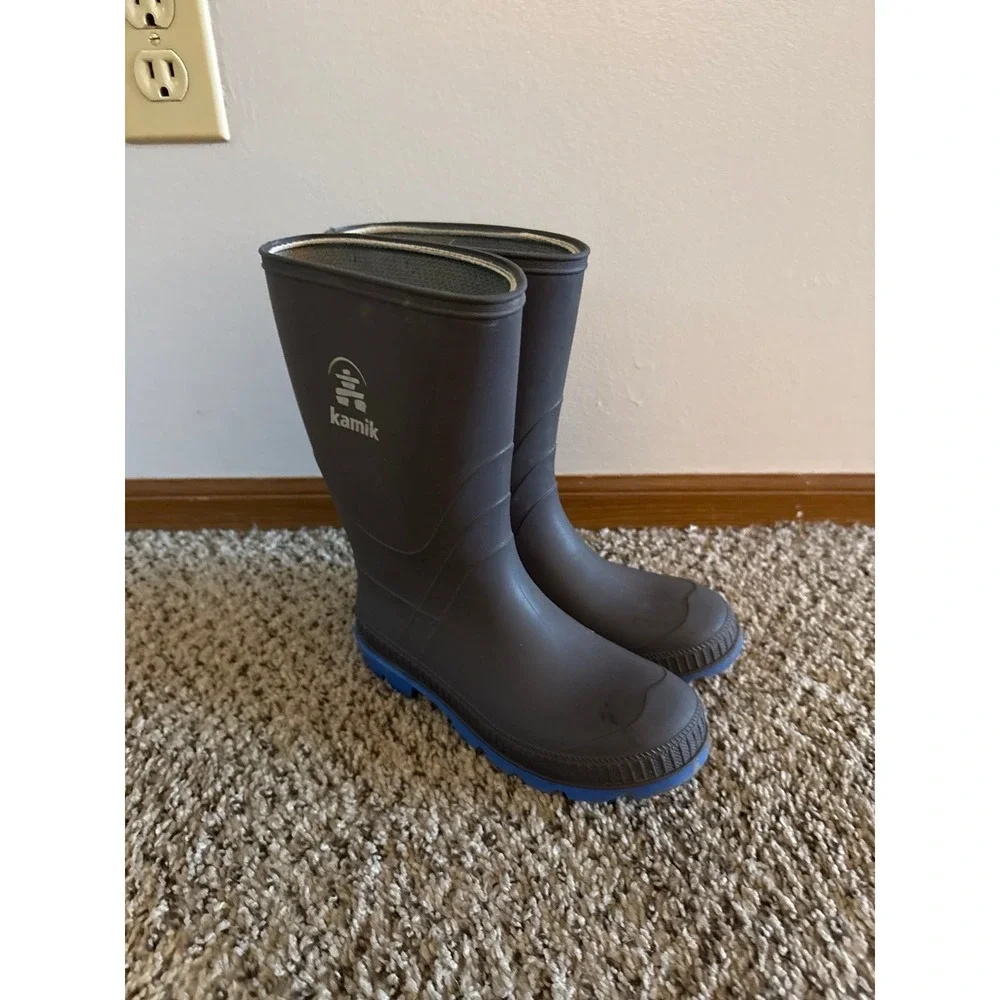 Kamik Kid Stomp Rain Boots - Waterproof Rain Boots Size 3